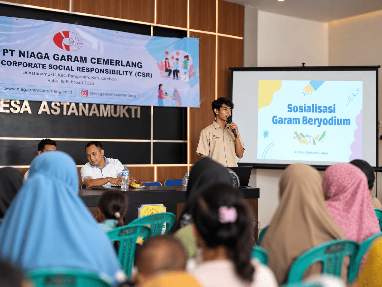 Dokumentasi: NGC Berbagi: Edukasi Garam Beryodium, Cek Kesehatan, dan Bantuan Sembako